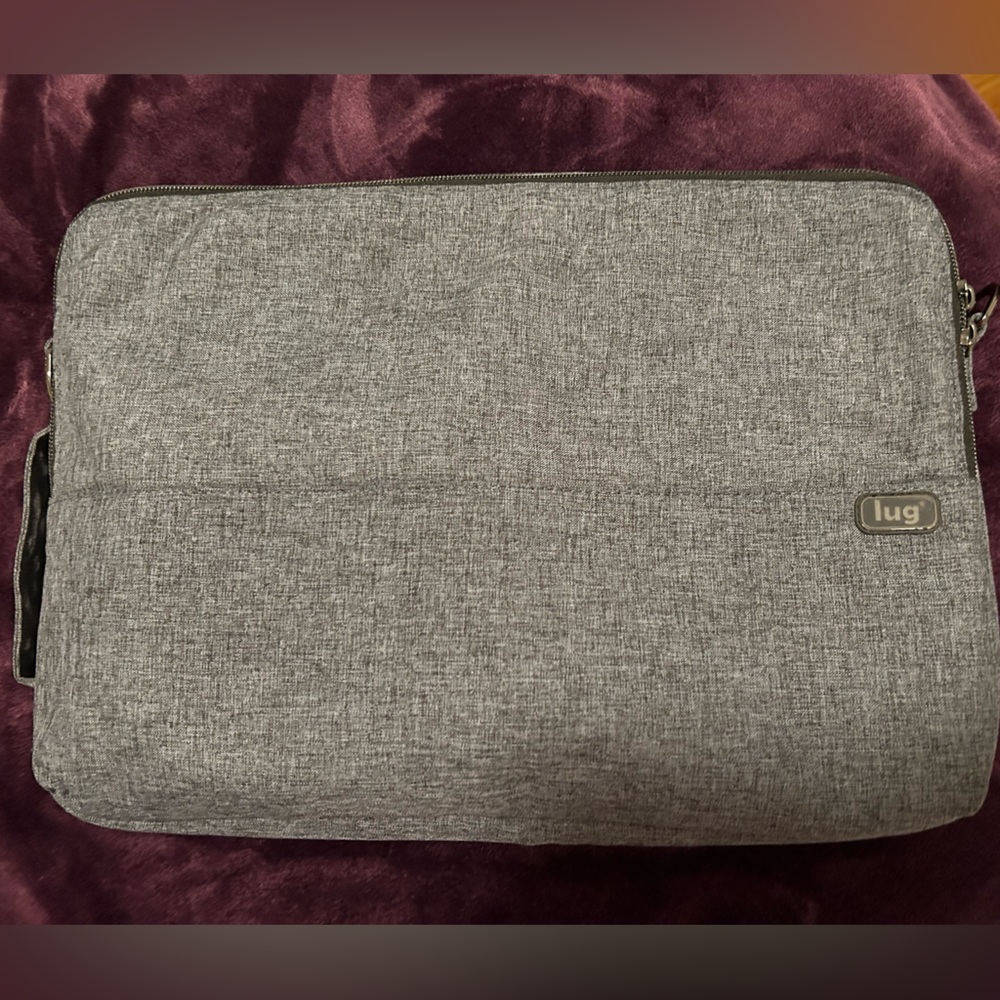 Lug Delta 15” laptop bag heather gray